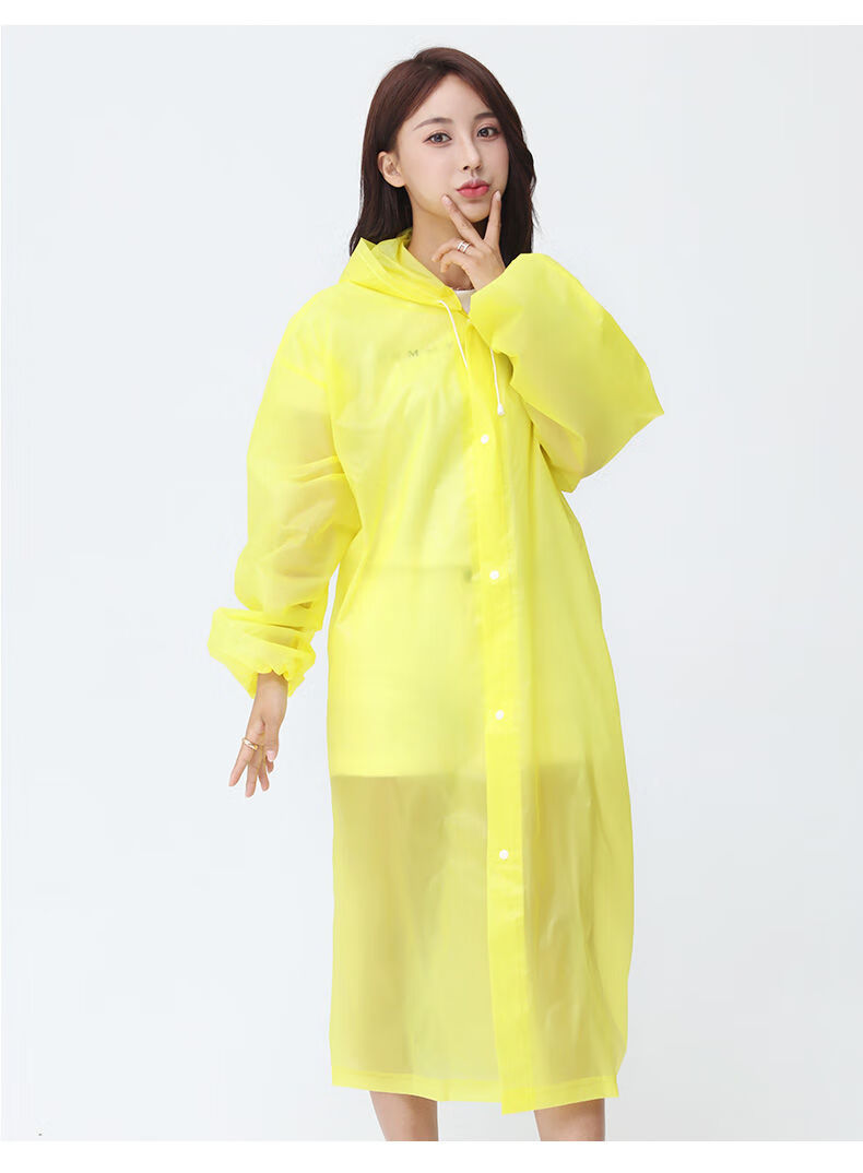 雨衣全身透明男女防水单人旅游儿童一次性户外加厚成年人便携雨披加厚