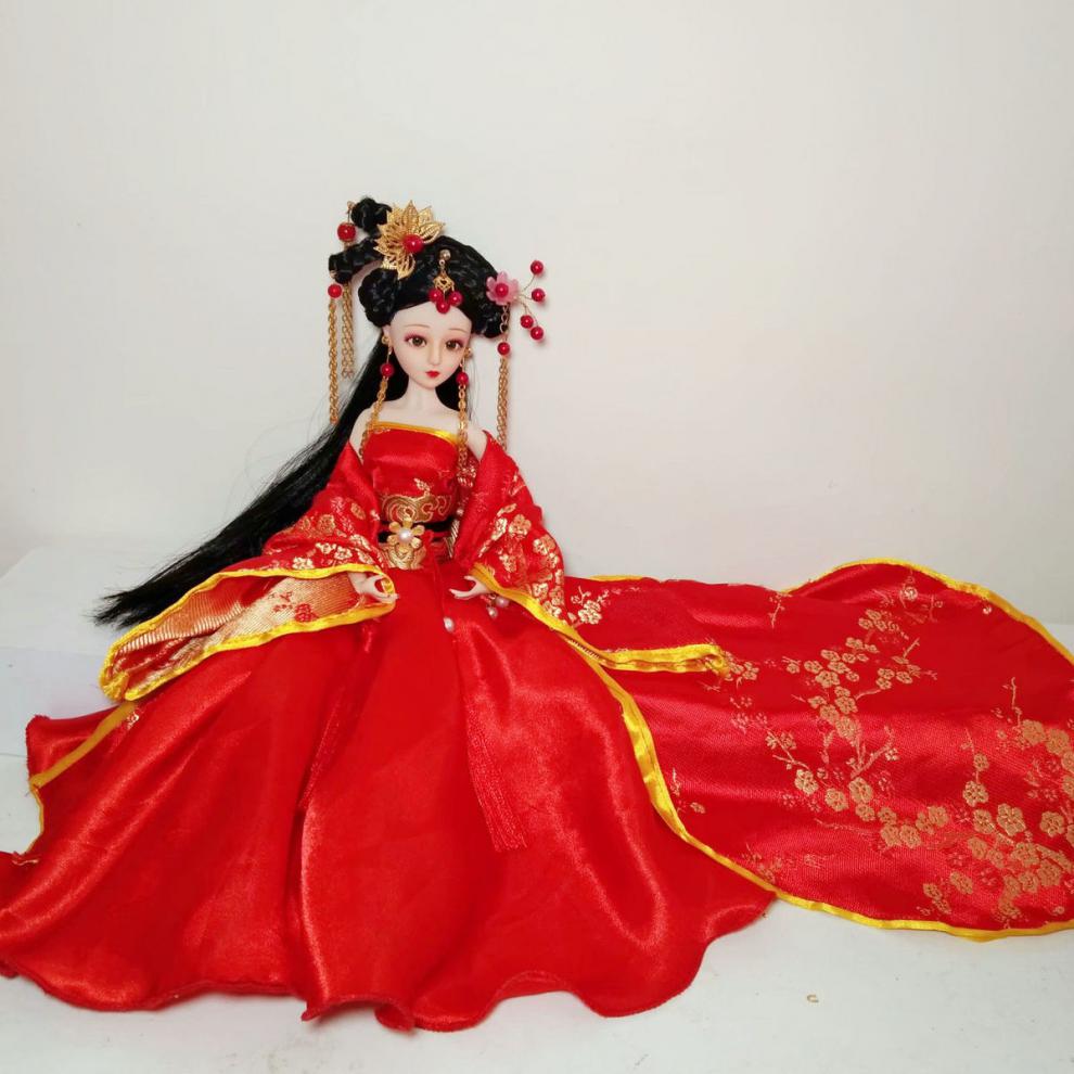 30厘米娃娃衣服娃娃古装衣服娃娃换装玩具心怡可儿芭比ob古风娃衣