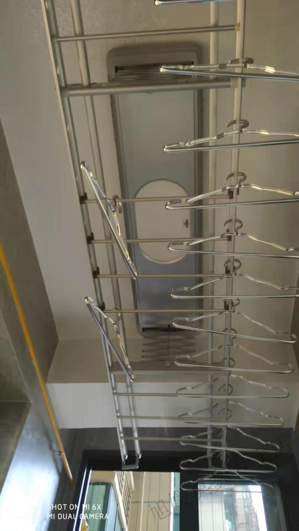 升降烘干照明晾衣架送货上门包安装小型电动晾衣架琥珀金电动升降照明