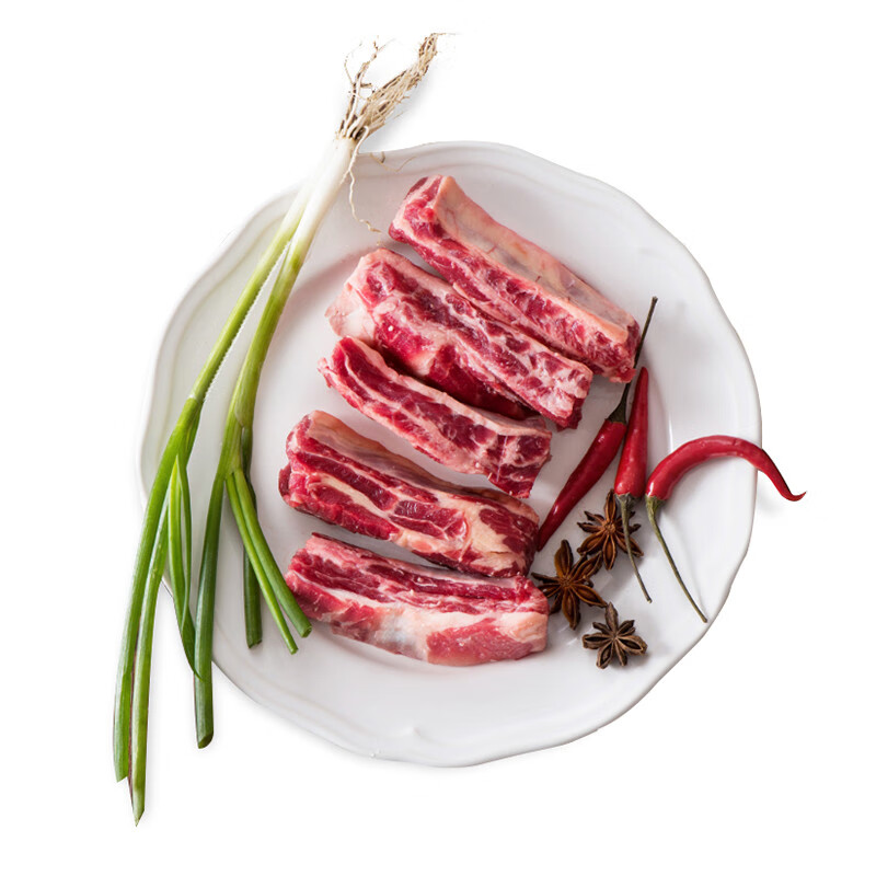 棠鲜生牛肋条生牛肋条生鲜牛肉牛肋条肉牛腩肉腰窝1kg
