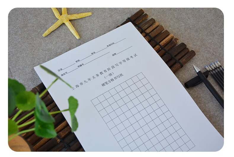 乾阅 中国上海市九年义务教育阶段写字等级考试硬笔方格可用纸书写纸