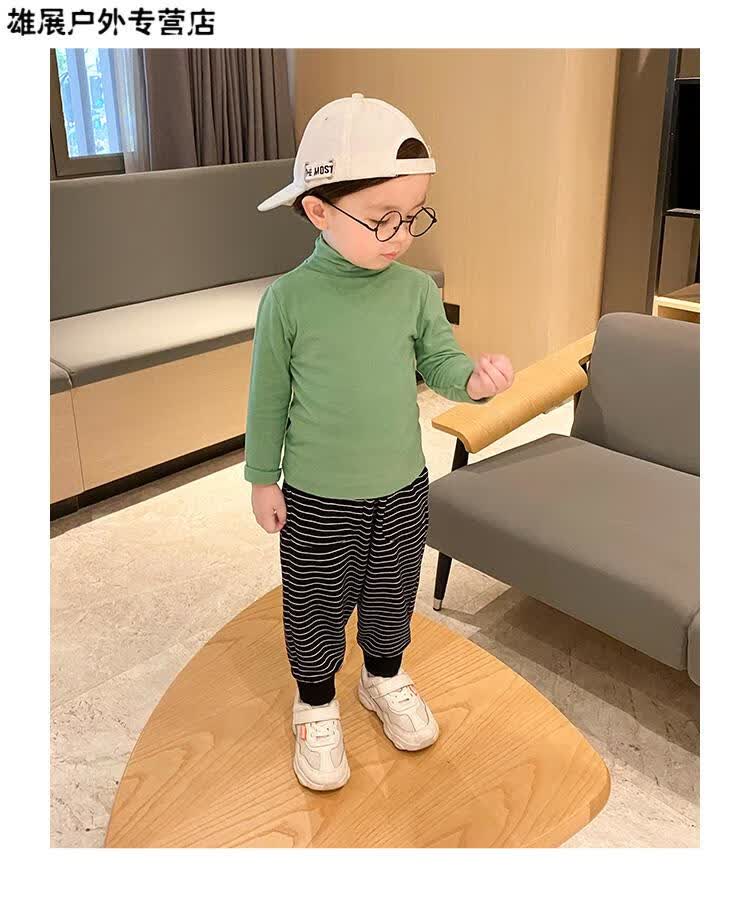 下单先联系客服小孩子小朋友穿的婴儿无骨高领打底衫长袖t秋冬装男童