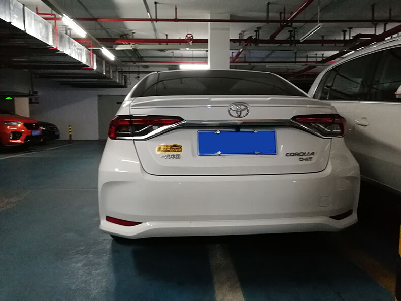 佳固 适用卡罗拉改装19-21款丰田卡罗拉尾翼双擎运动导流板改装饰专用