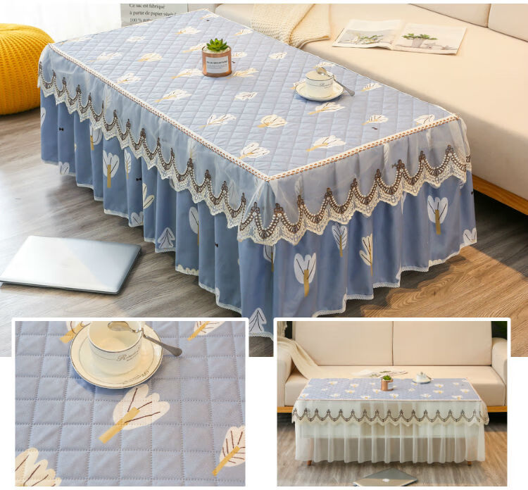 茶几桌布ins布艺茶几罩套长方形客厅茶几垫餐桌布艺电视柜布罩套小