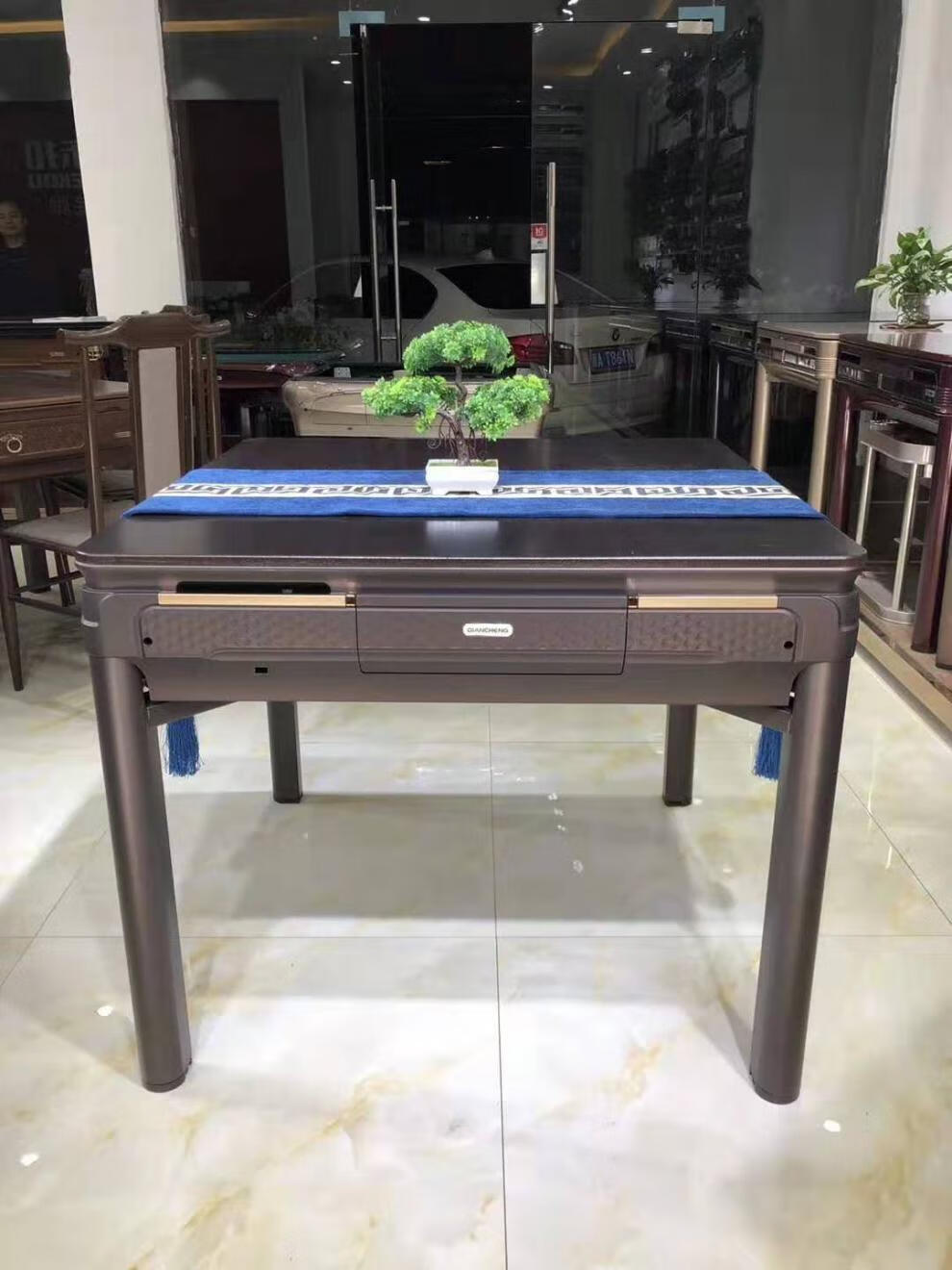 餐桌两用新款棋牌室专用麻将桌自动麻将机 3号金 42-144张牌【图片