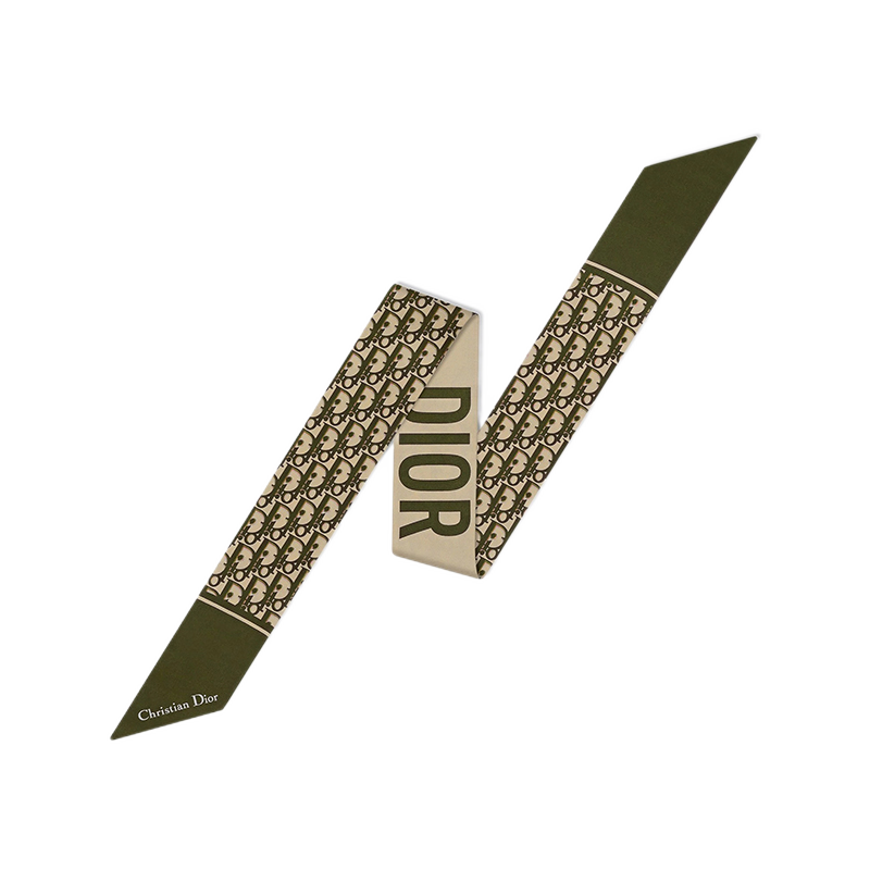 dior/迪奥 丝巾 束发带 老花款 字母logo(预售商品2-3周发货)代购代购