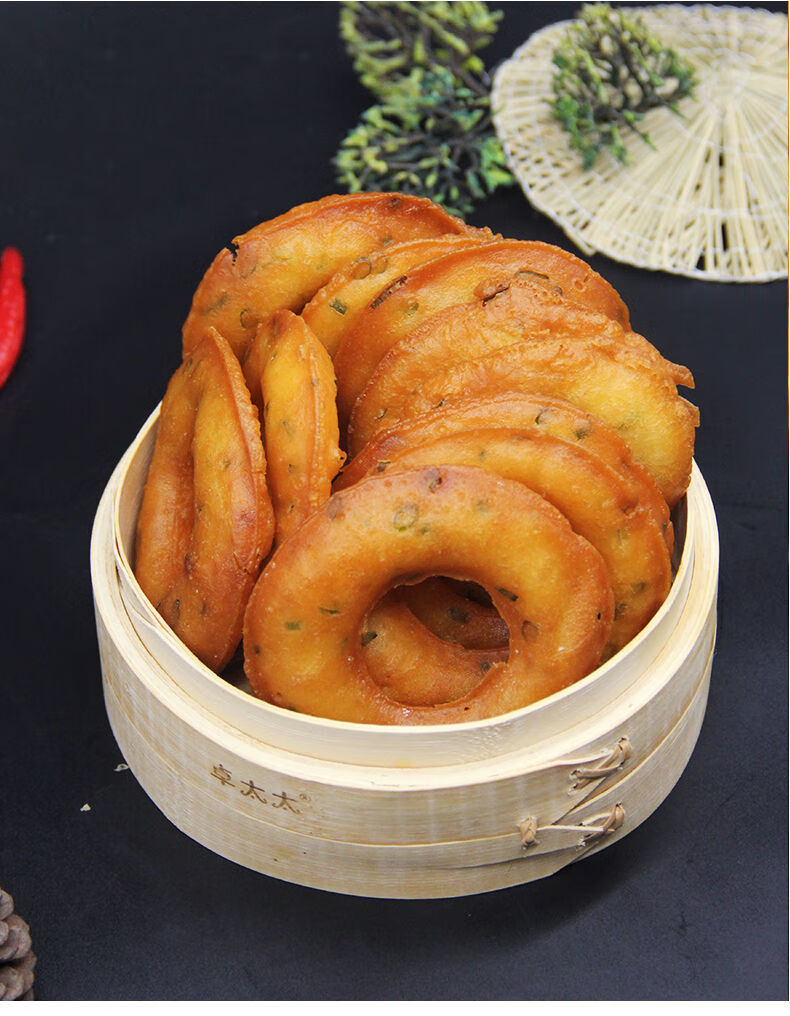 湖南葱油粑粑10个装葱油饼手抓饼早餐食品半成品面食小吃武汉面窝