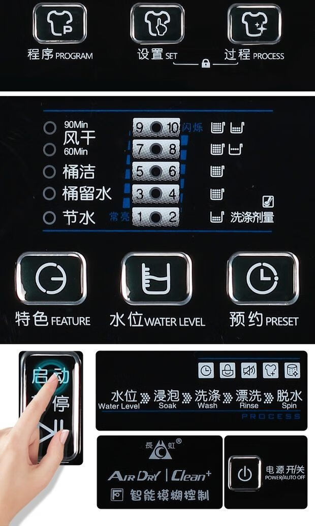 长虹20公斤洗衣机全自动宾馆酒店商用家用工业8912kg大型大容量26公斤