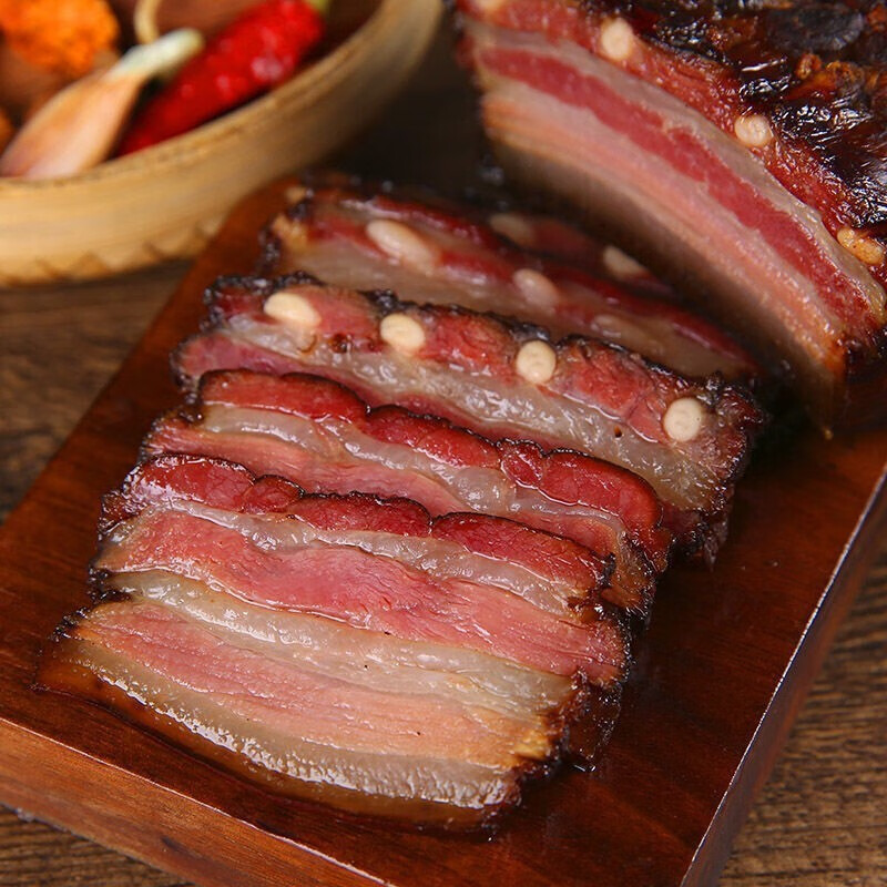 食月冬初恩施土家腊味腊肉香肠腊制品熟食湖北特产年货礼盒装2五花