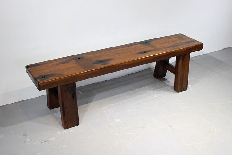 长条凳 玄关凳 老船木长条凳板凳实木老式长条椅仿古原木餐桌小长登子