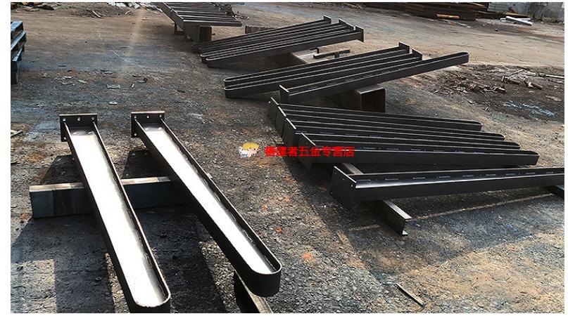 玻璃雨棚钢梁铁不锈钢雨搭雨棚钢梁支架牛腿点式幕墙爪件玻璃幕墙定制