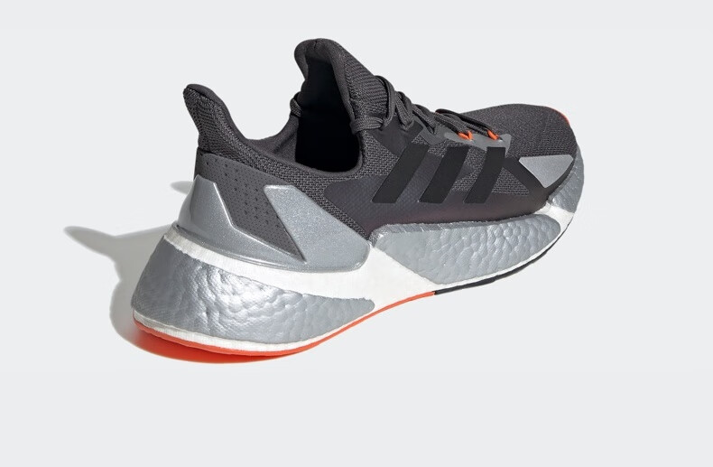 adidas阿迪达斯官网x9000l4男女跑步运动鞋fy2348 灰/银/一号黑 44.
