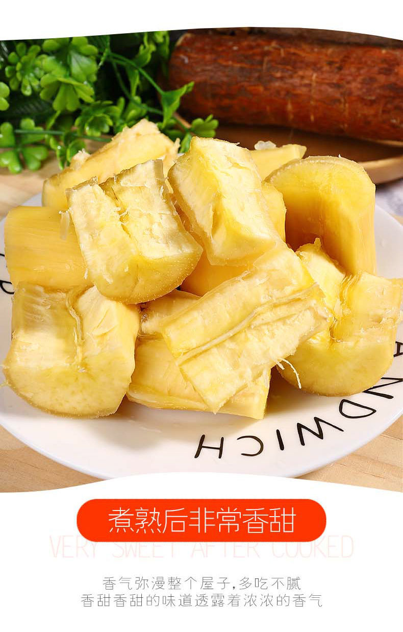 新鲜现挖板栗黄肉面包木薯螺丝粉同款木薯羹糖水广西木薯番薯香薯 3斤