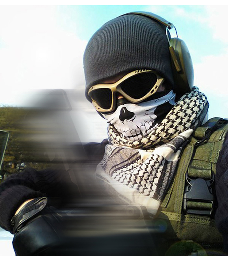 自由兵面罩魔术头巾男女夏季薄款骑行运动透气围脖套户外防晒面巾战术