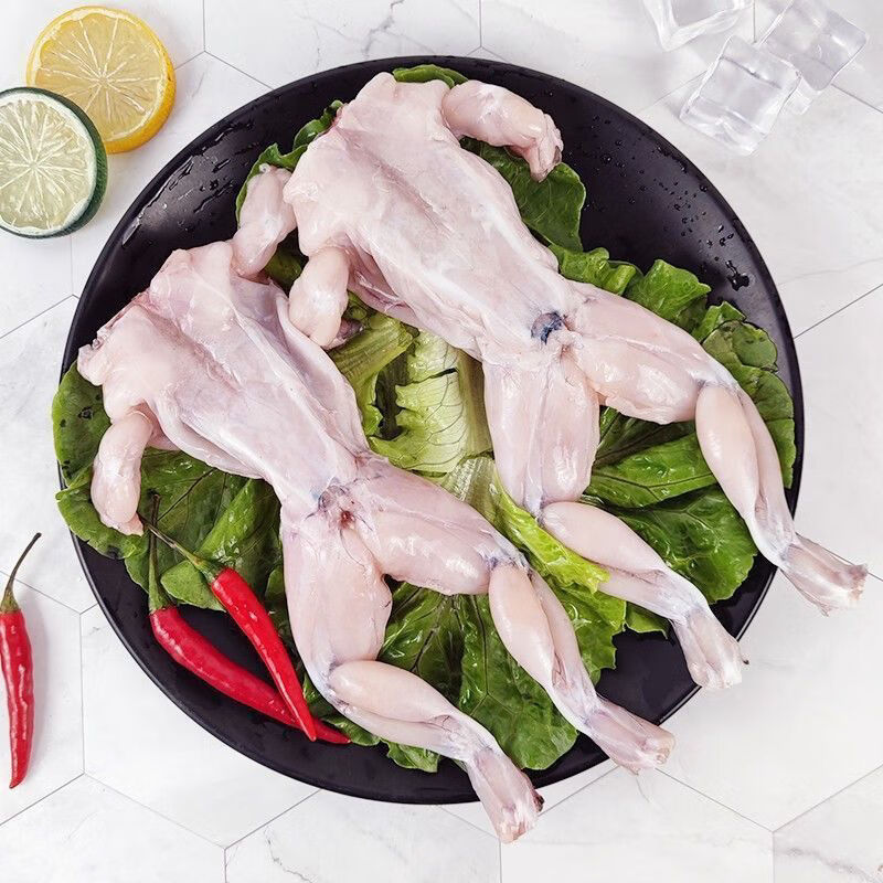 新鲜现杀牛蛙新鲜大青蛙肉美味麻辣干锅美蛙烧烤30冰衣保鲜斓维品4斤