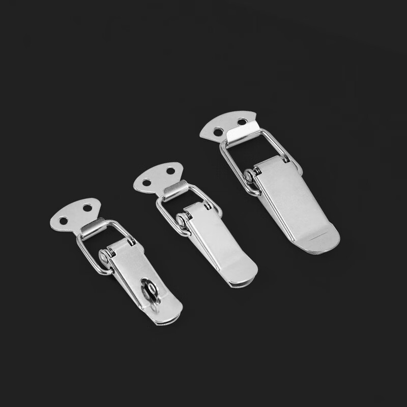 304不锈钢搭扣挂锁锁扣箱扣鸭嘴扣箱塔扣弹簧搭扣蜜蜂箱扣箱包扣 kl