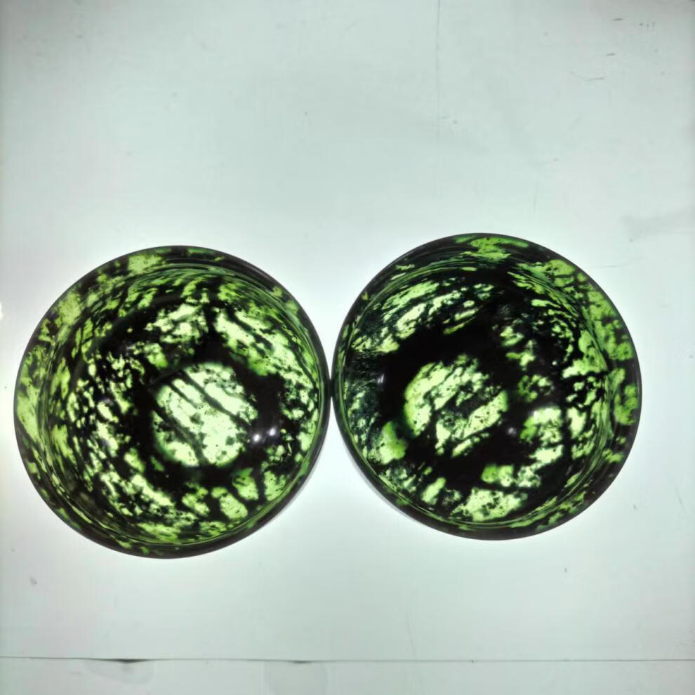 酒泉夜光杯祁连山墨玉精品茶杯甘肃特产鸳鸯玉蛇纹玉【图片 价格 品牌