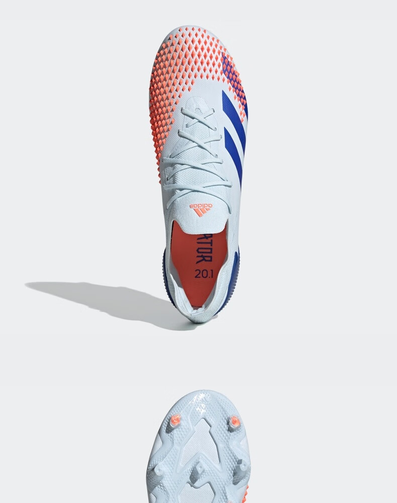 阿迪达斯官网 predator mutator男鞋硬天然草坪足球运动鞋fw6644 浅