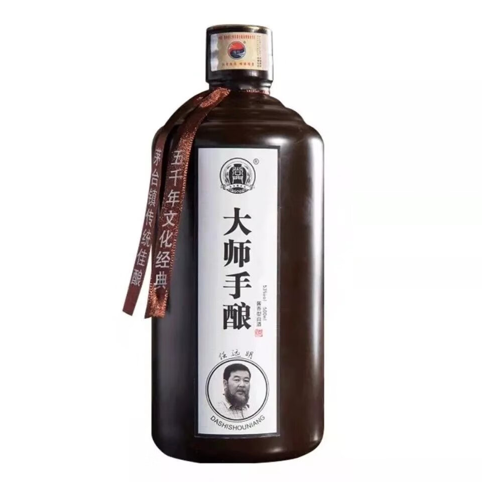 国酱53度大师手酿 500ml*6瓶远明酒业老酒 远明大师手酿 6瓶木箱整箱