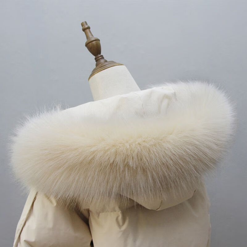 防寒防风毛领单买仿真狐狸毛貉子毛毛领子服帽条假领大衣通用汉服女冬