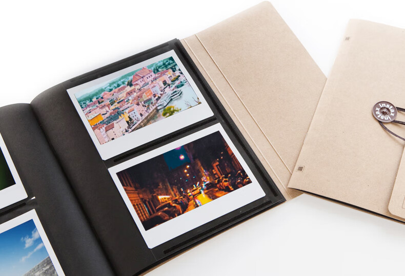 拍立得5寸宽幅白边彩虹黑边相纸instax200210wide300胶底片白边相纸60