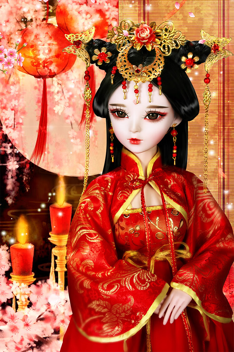 雅迪娃之恋娃娃60厘米古风娃之恋古装新娘古代公主仿真精致中国娃娃