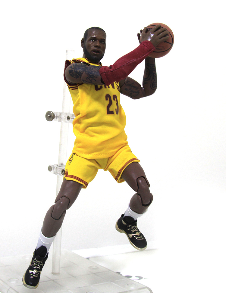 nba球星湖人詹姆斯玩偶19兵人可动模型公仔男生生日礼物礼盒装送礼袋