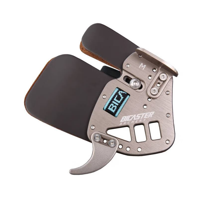 射箭装备专业 射箭护指贝卡思特asa竞技反曲弓牛皮护指护具 金色s码