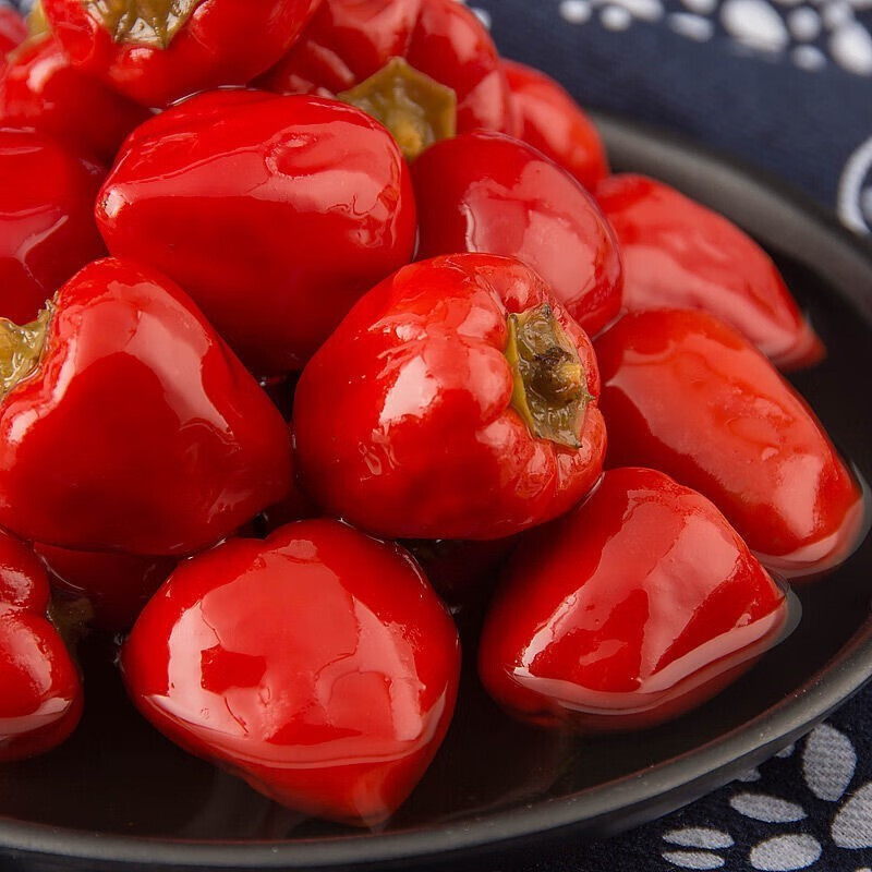 红灯笼辣椒泡菜蜀逍肴四川泡辣椒圆椒泡椒酸泡椒泡红辣椒牛蛙青色款