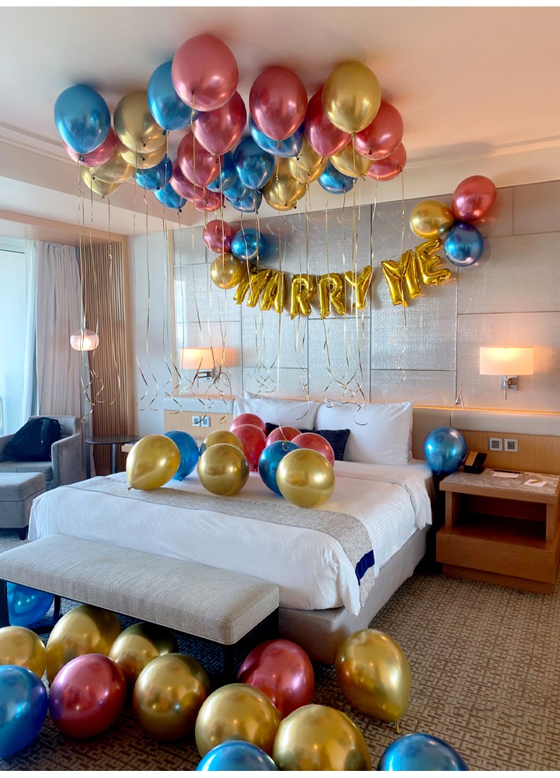 生日装扮男生生日气球快乐派对装饰品女神男孩场景布置网红ktv房间