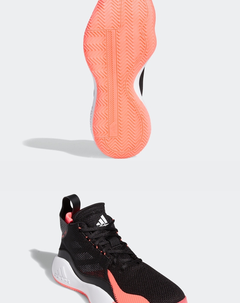adidas阿迪达斯官网罗斯 773 2020 中帮男子场上篮球鞋fw8663 一号黑