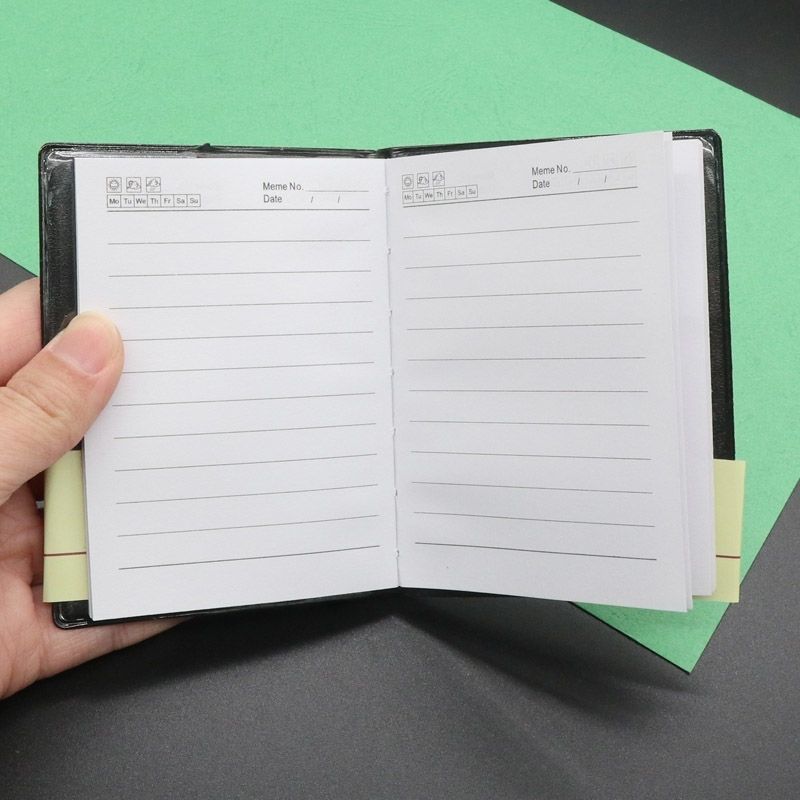 迷你电话薄口袋本便携笔记本小本子随身记事簿小黑皮备忘录记事本小号