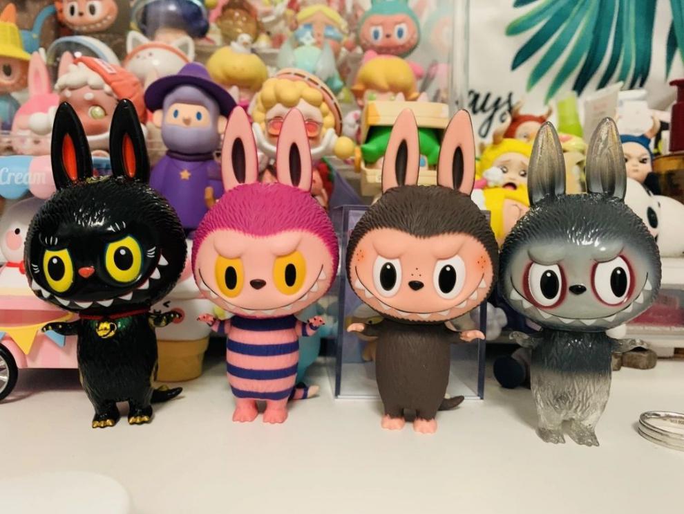 拉布布labubumini4代迷你zimomo4四代盲盒确认款送孩