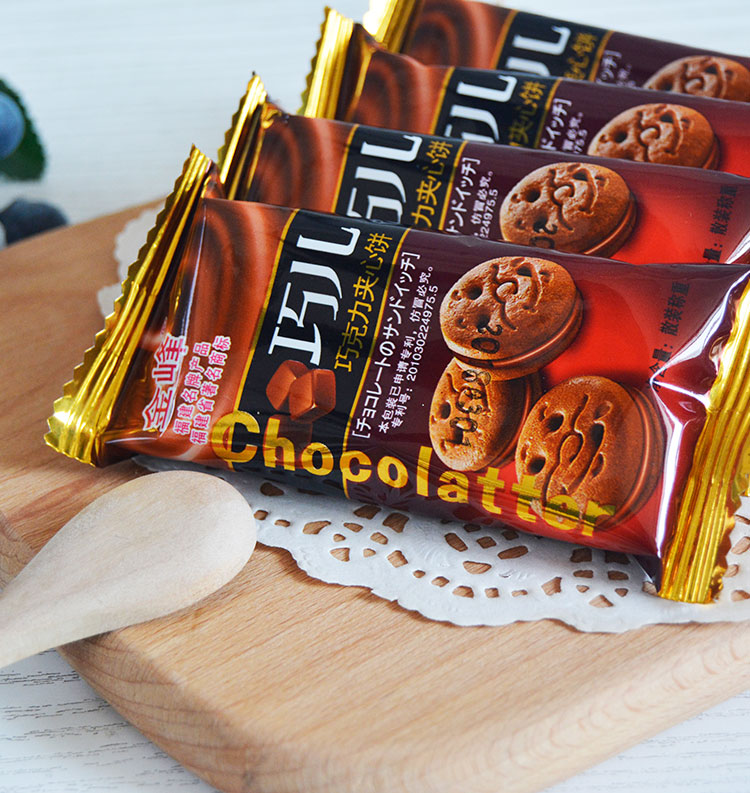 金峰巧儿饼干牛奶巧克力夹心小饼干鬼脸休闲零食品2斤 1000g3斤 金峰