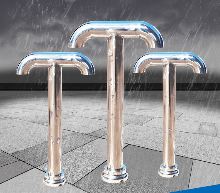 屋面排气管不锈钢51直径规格齐全t型楼顶防风雨帽保温层通气孔304材质