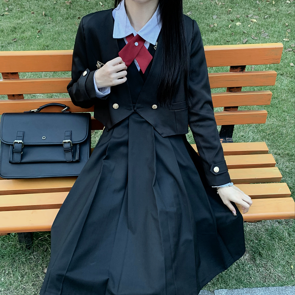 护奶裙套装jk制服基础款正统大小姐小西装原创山吹日系学生水手服 无