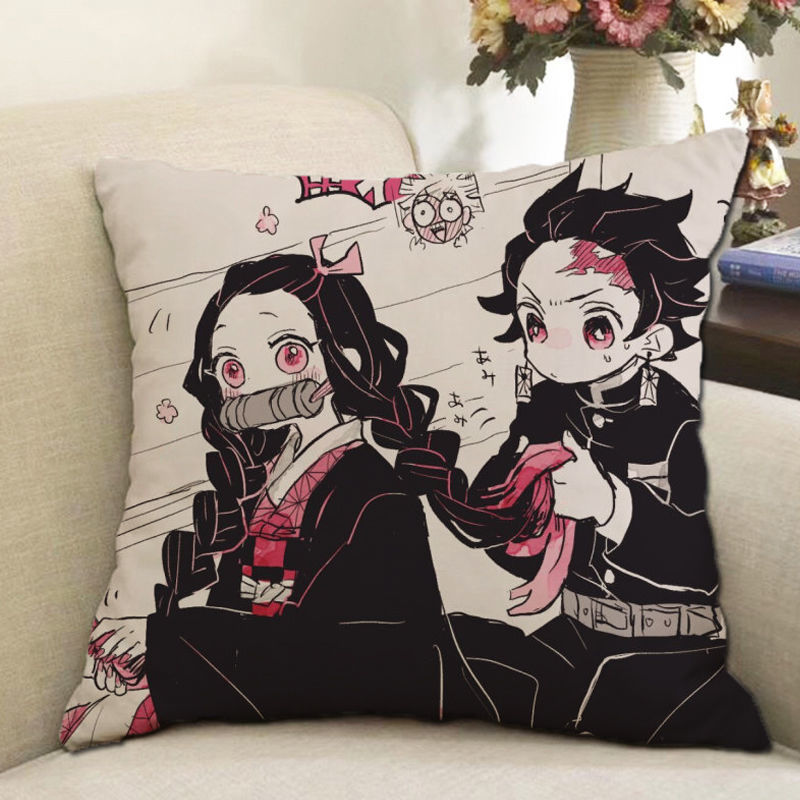 花仟陌鬼灭之刃周边抱枕灶门炭治郎我妻善逸祢豆子富冈义勇动漫抱枕
