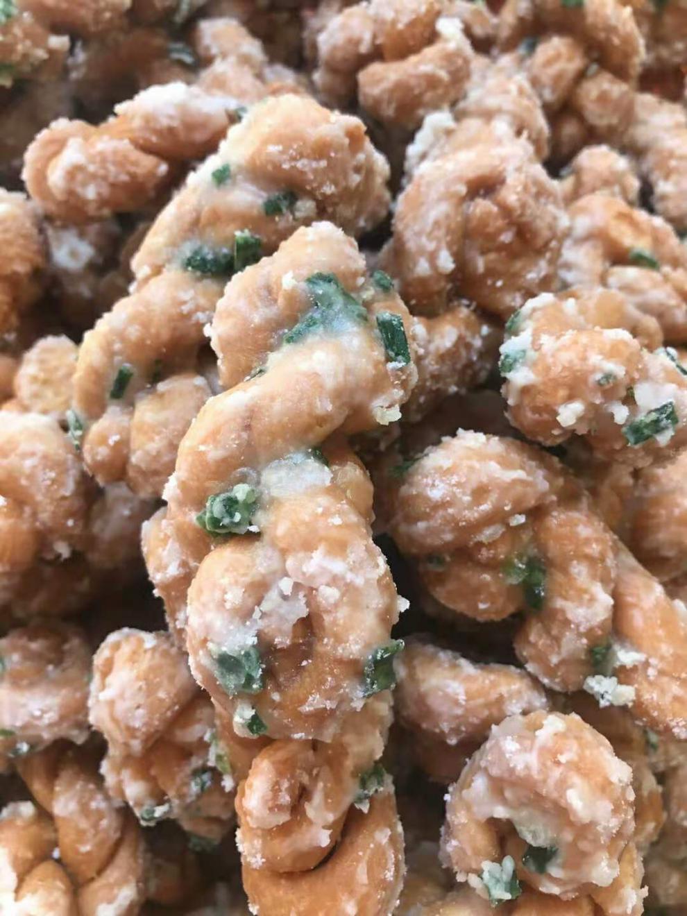 闽南特产小吃蒜蓉枝500克厦门手工蒜蓉麻花 葱味原味传统糕点 蒜蓉葱