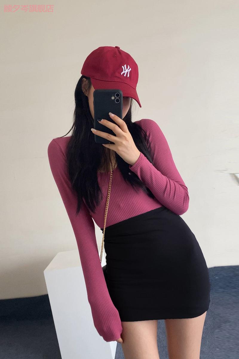 包臂裙半身裙女士秋冬天性感超短裙子包腚裙2021包臀裙松紧高腰职业裙