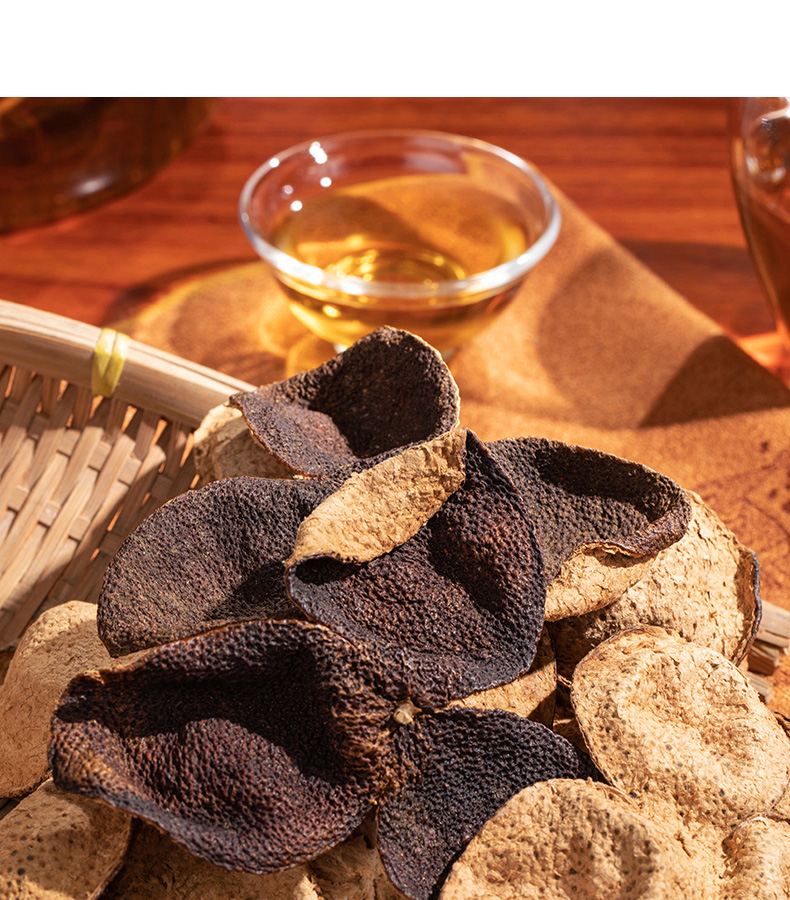 贡皮新会干仓陈皮足年陈化广东江门三年陈皮泡茶 三年干仓新会陈皮