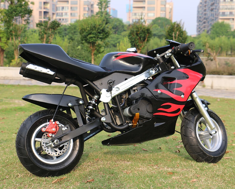 可骑小型越野摩托车汽油高赛灯款49cc迷你儿童迷你小趴赛纯儿童新款