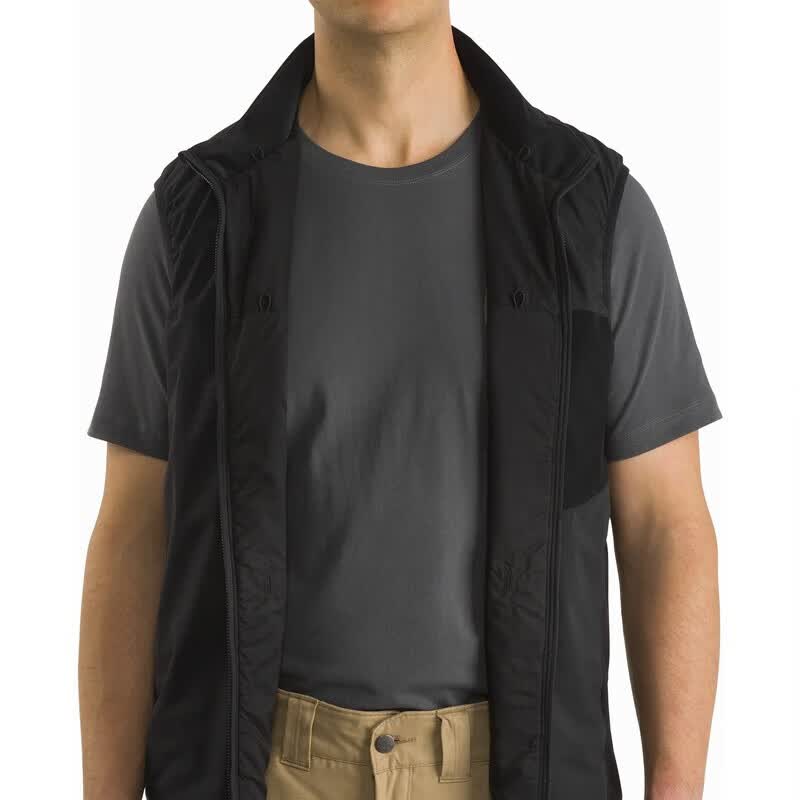 arcteryx/始祖鸟leaf atom vest lt gen2男款军鸟版轻便背心马甲棉服