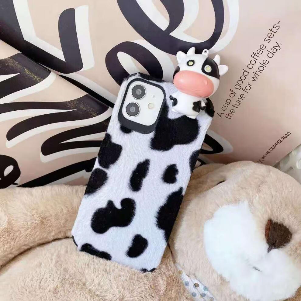 发光会叫奶牛手机壳牛年苹果12华为p340promateoppo荣耀vivo手机壳