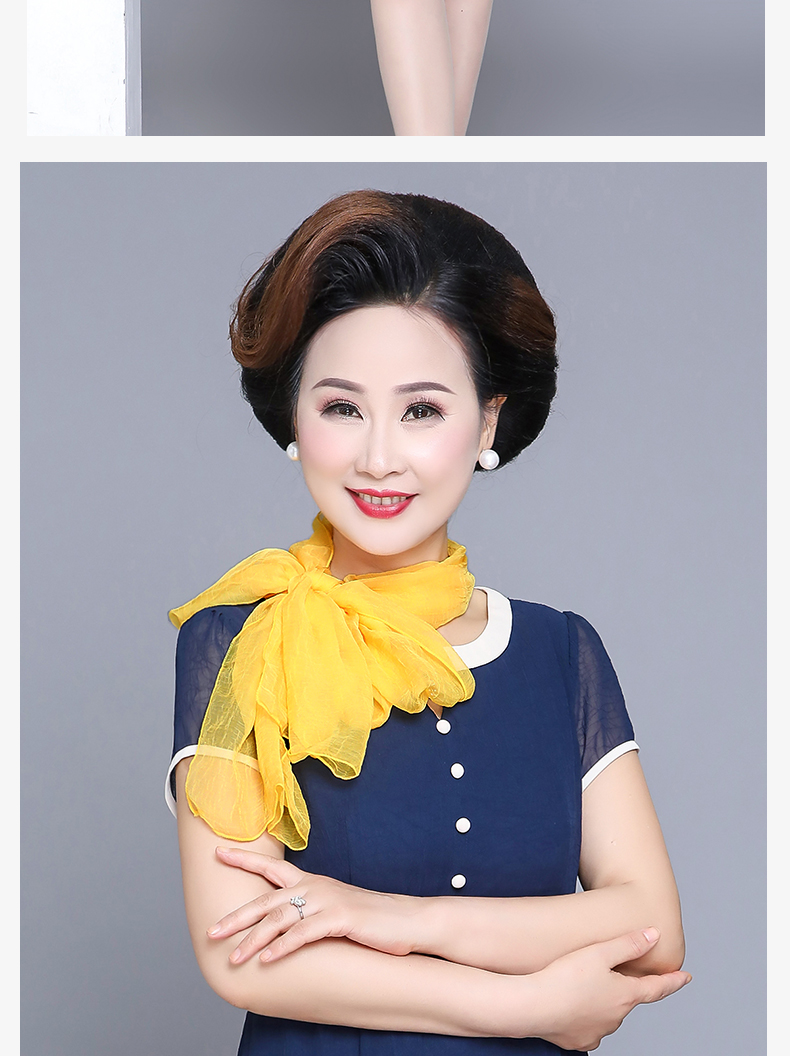 轻薄百搭女士脖子上戴的丝巾夏季薄款小长条护脖子遮阳围巾春秋长款细