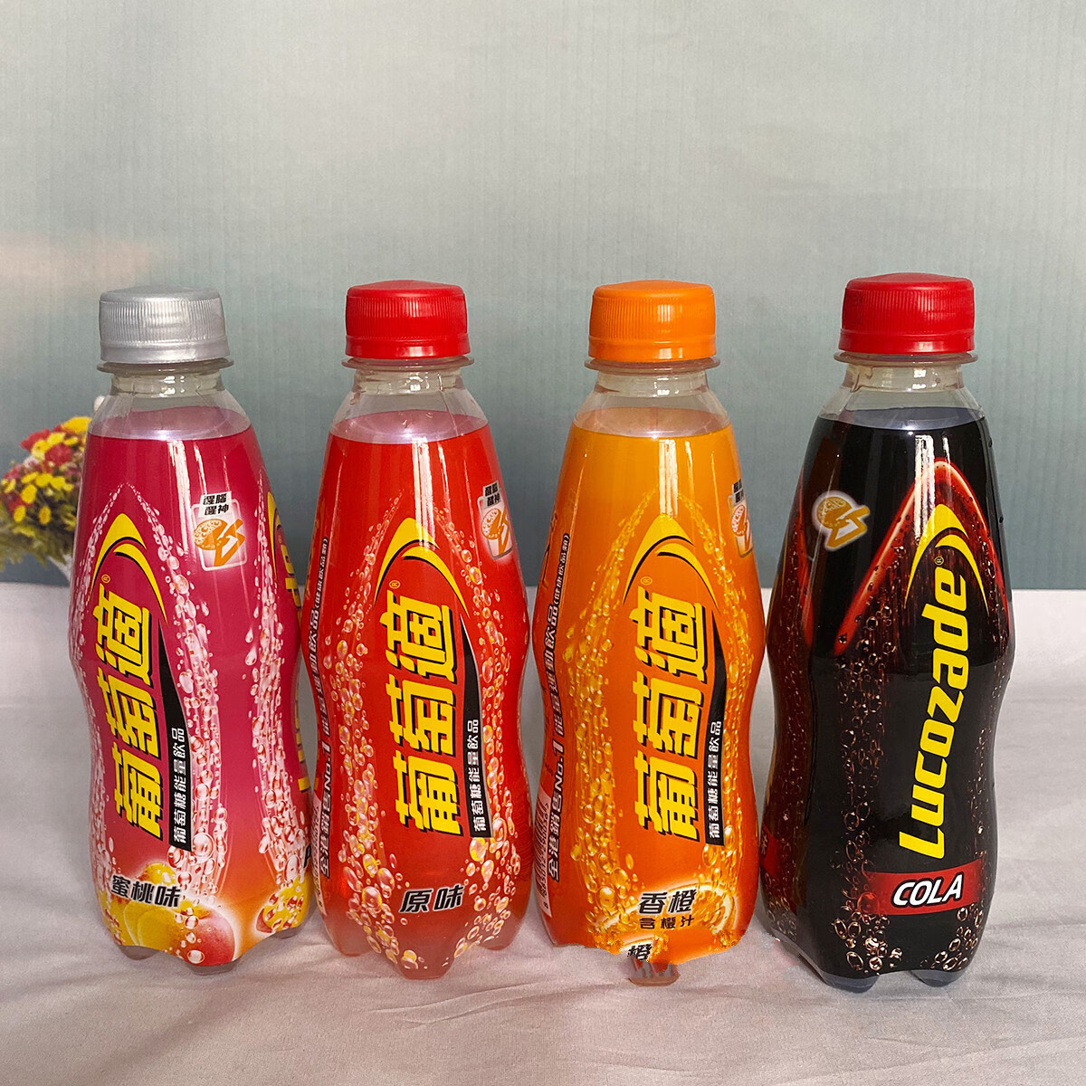 葡萄适港版港版葡萄适原味300ml24瓶葡萄糖功能能量饮料橙味可乐可乐