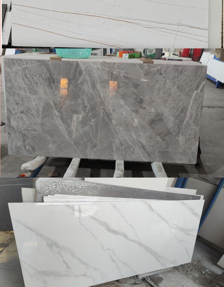 吧台飘窗厨柜异形面板台面定做大理石 亮光雪山白500/平方【图片 价格