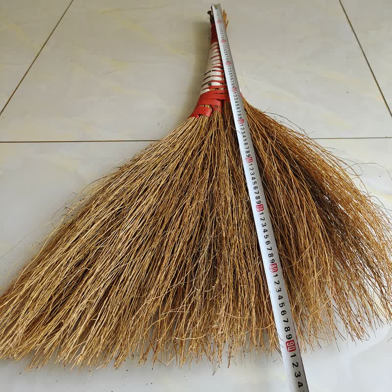 铁扫把草扫把手工老式笤帚家用庭院工厂农村金丝草加编加厚扫把豆乐奇