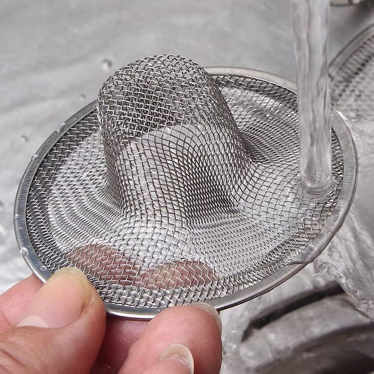 洗脸盆漏水过滤网厕所厨房防飞虫下水道防堵塞神器不锈钢细密滤网大号