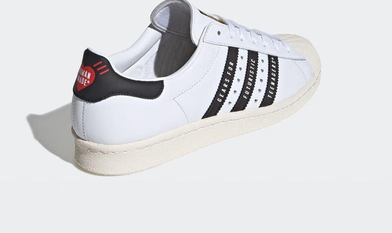阿迪达斯官网三叶草superstar80s human made联名款男鞋经典运动鞋fy