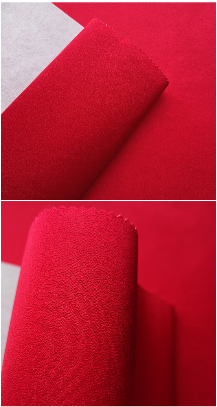 壁布 中国红无缝墙布大红朱红正红深红鲜红殷红壁布客厅卧室婚庆背景